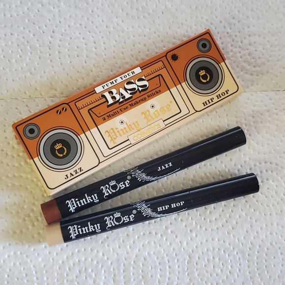 Pinky Rose Cosmetics "Pump Your Bass" (2x Multi-Use Makeup Sticks) NEW - Picture 4 of 4